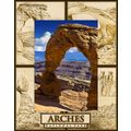 Arches National Park Montage Laser Engraved Woo...