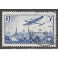 FRANCE 1936 AIRMAIL AIR PLANE OVER PARIS VIEW 3...