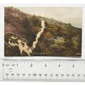 vintage colour postcard Porlock Hill