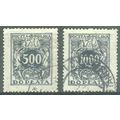 Poland 1923 - 500g + 1000g bluish black - Posta...