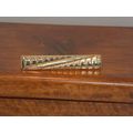 Pre-Owned Vintage Gold Tone 3 D Etched Tie Bar