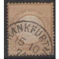 Mi: 28 used Frankfurt 15.10.1874 Cat € 2800.00