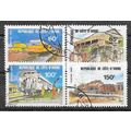 Cote D'Ivoire N° 540/43 YVERT OBLITERE ( USED )