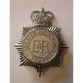 Greater Manchester Police Helmet Plate QE11 Lug...