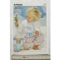 1991 Patons 4501 baby sweaters, DK