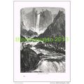 THE FALLS OF TERNI, ITALY, Book Illustration (P...