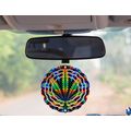 Rainbow Pot Leaf 10inch Wind Spinner Gift Birth...