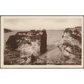 Suspension Bridge & Island, Newquay, Cornwall, ...