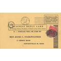 ZAYIX US Postage Due Cover Reply Card Watervill...
