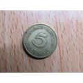 1982g 5 Pfennig Germany Coin