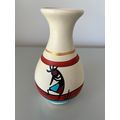 VINTAGE NATIVE AMERICAN HAND PAINTED CLAY VASE ...