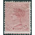 New Zealand 1882 1s red-brown Perf 12x11½ SG193...