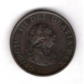 Great Britain. George III. Halfpenny 1799. dy18862