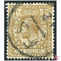 1924 SG429 1s Bistre-Brown Wmk Block Cypher Fin...