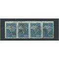 brazil stamp strip of 4 watermark inverted sg63...