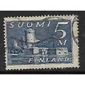 FINLAND 1930 OLAVINLINNA 5M BLUE SG 275 FINE USED