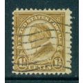 Used 633 1 1/2c Warren Harding Barely Clears M0...