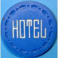 Hotel. Vintage Casino Chip. Marysville, CA. Q66.