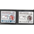Liberia Stamps Scott #583 To 584, Mint Never Hi...
