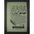 1947 Inkograph Pen Ad - 25-Year Club