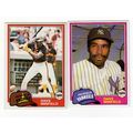 Lot of Two 1981 Topps Dave Winfield baseball ca...
