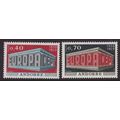 Andorra - French 1969 SG F214-5 UMM Europa/CEPT...
