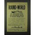 1964 Shaw Savill Line Ad - Round the world by n...