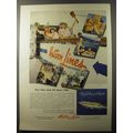 1953 Matson Lines Cruise Ad - For the rest of your life