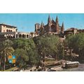 Palma de Mallorca Plaza Reina Spain Postcard po...