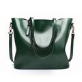 Women Vintage Hollow Handbag Oil Leather Should...
