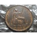 1862 Victoria half-penny.