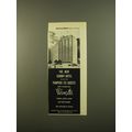 1961 Wamsutta Sheets Ad - The New Summit Hotel New York City pampers its guests