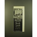 1961 Wamsutta Supercale Sheets Ad - The Hotel Kenilworth pampers its guests