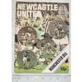 1976 programme Newcastle United v. Manchester City
