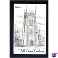 Worcestershire EVESHAM Bell Tower Art Postcard