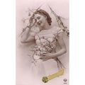 CARTE POSTALE - JEUNE FILLE - REF 3