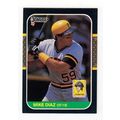 1987 Donruss Mike Diaz RC rookie card #267 -Pir...