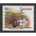 CAN 1991 50c 'SNOW APPLE' FINE USED (EBID71-461)