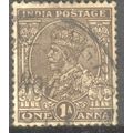 India 1932 - SG 234 - KGV 1a brown - used 10