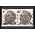 Used 1305 6c Franklin Roosevelt Very Fine Pair ...