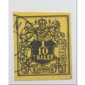 Hanover (German State) Stamp Scott #6, Used