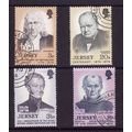 JERSEY 1974 ANNIVERSARIES SG 111 / 114 SET 4 VA...