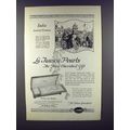 1923 La Tausca Pearl Necklace Ad - Perles des I...