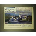 1988 Marriott Castle Harbour Hotel Ad - Your Place in the World