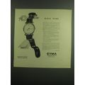 1949 Cyma Cyamatic Watch Advertisement - Male Time