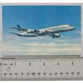 old postcard Air New Zealand DC-8