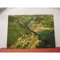 AERIAL VIEW OF EAST & WEST LOOE CORNWALL unused...
