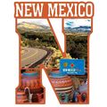 New Mexico Welcome Sign Capital N Collage Fridg...