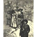BEGGARS IN BRITTANY 1872 Horace Harral Pont-Ave...