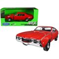 1968 Oldsmobile 442 Red 1/24 Diecast Model Car ...